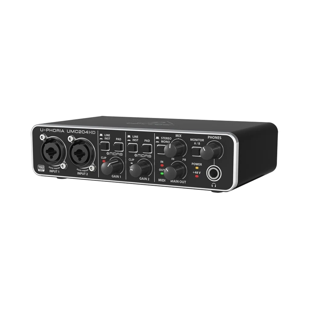 Behringer U‑Phoria UMC204HD Аудиоинтерфейс, фото №1