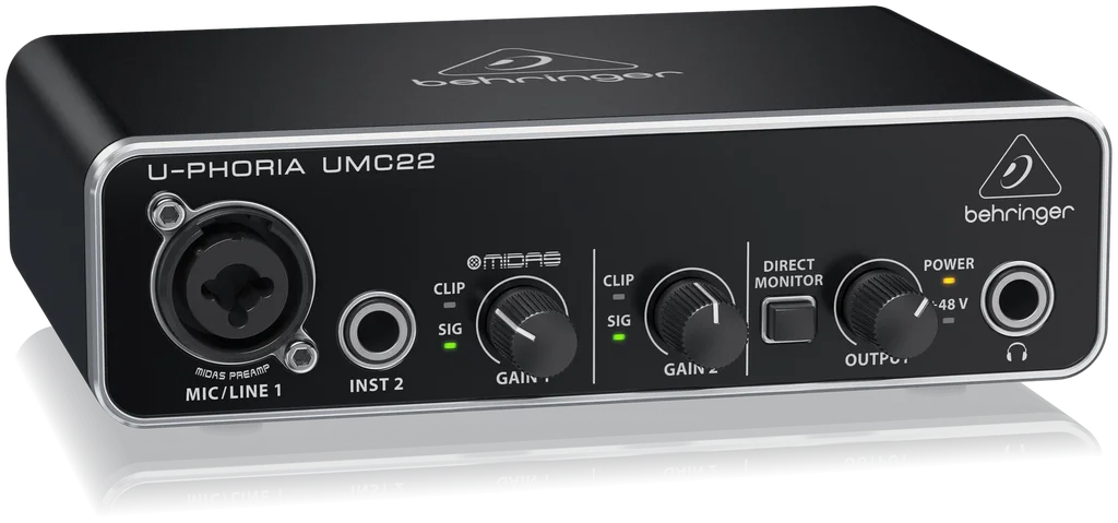 Behringer U‑Phoria UMC22 USB‑аудиоинтерфейс, фото №2