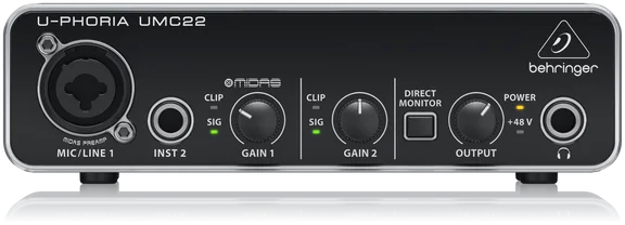 Behringer U‑Phoria UMC22 USB‑аудиоинтерфейс - 0