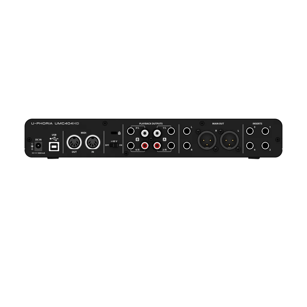 Behringer U‑Phoria UMC404HD USB‑аудиоинтерфейс, фото №2