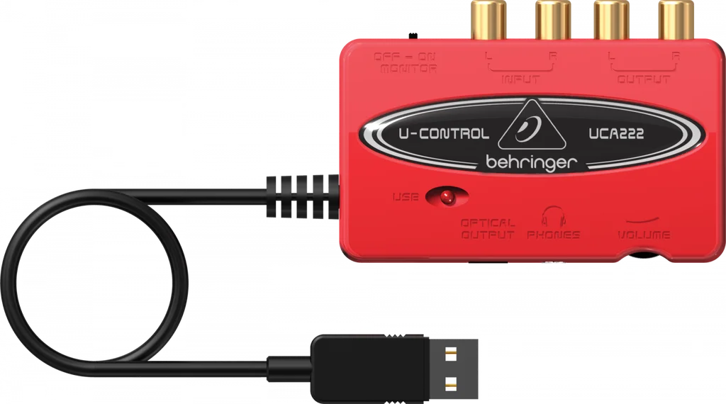 Behringer UCA222 (U‑CONTROL UCA222) — внешний USB‑аудиоинтерфейс, фото №1