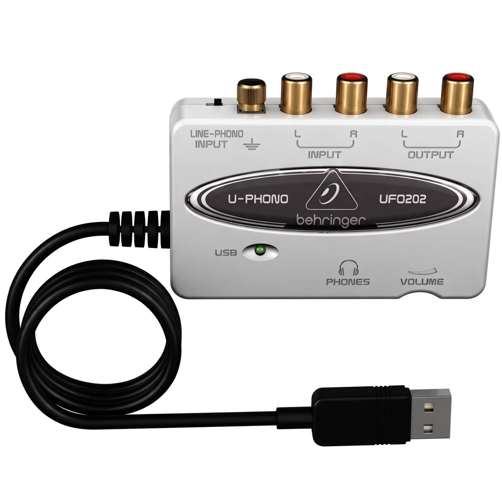 Behringer UFO202 USB‑аудиоинтерфейс с фонокорректором, фото №1