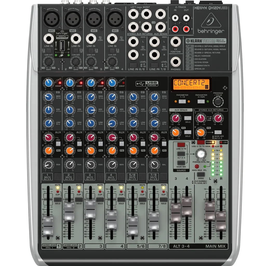 Behringer Xenyx QX1204USB Микшерный пульт, фото №1