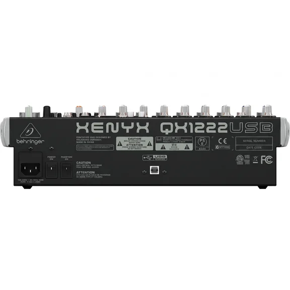 Behringer Xenyx QX1222USB Пульт микшерный - 1