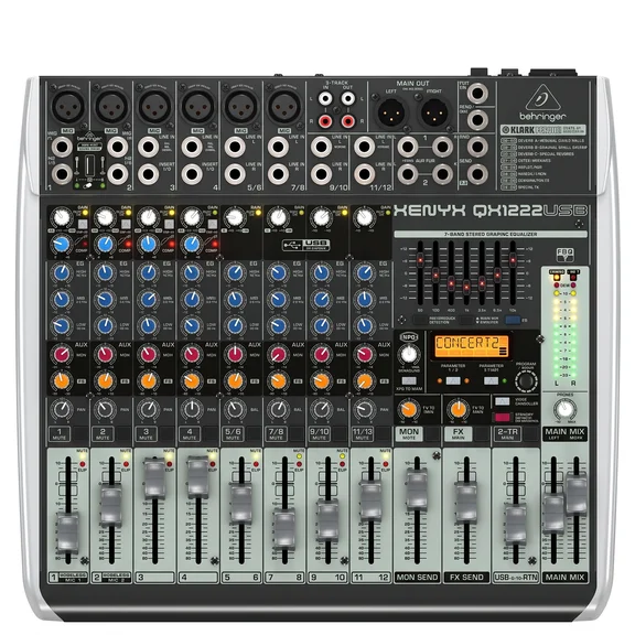 Behringer Xenyx QX1222USB Пульт микшерный - 0