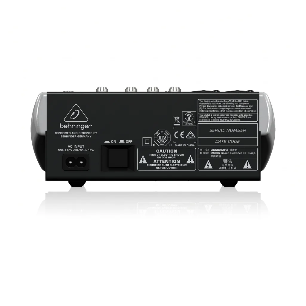 Behringer Xenyx QX602MP3 Микшерный пульт, фото №2