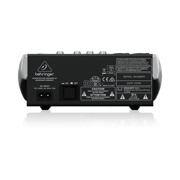 Behringer Xenyx QX602MP3 Микшерный пульт - 1