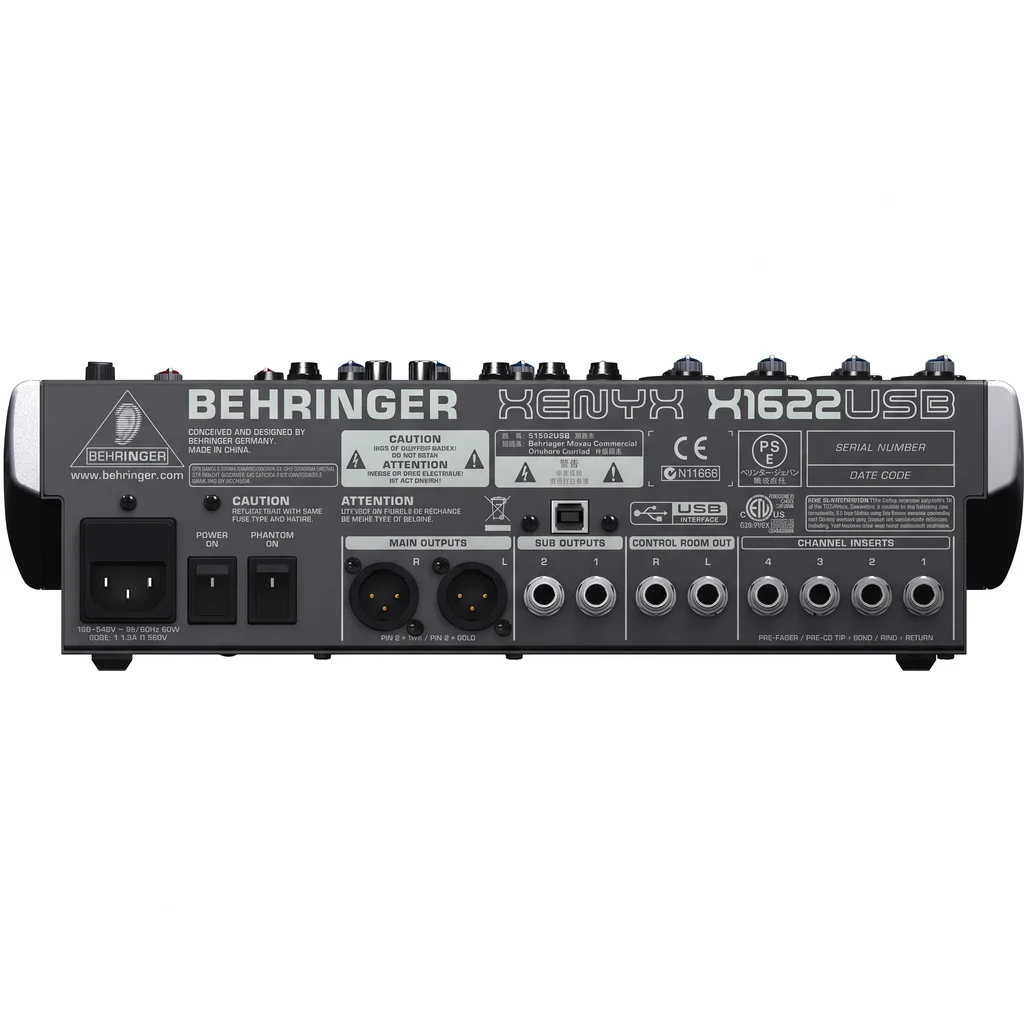 Behringer Xenyx X1622USB Микшерный пульт, фото №2