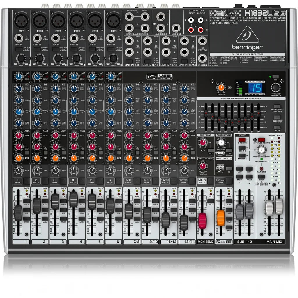 Behringer Xenyx X1832USB Пульт микшерный, фото №1