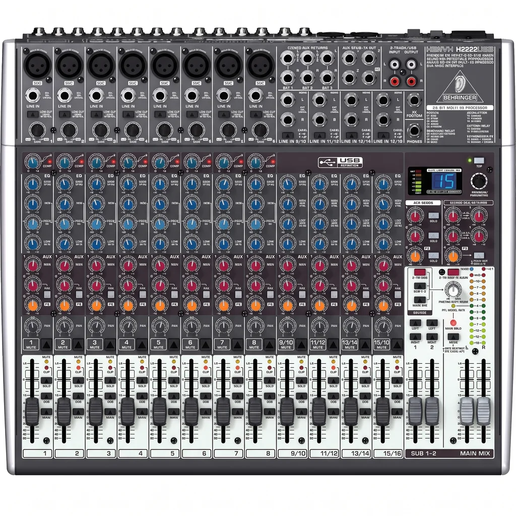 Behringer Xenyx X2222USB Пульт микшерный, фото №1