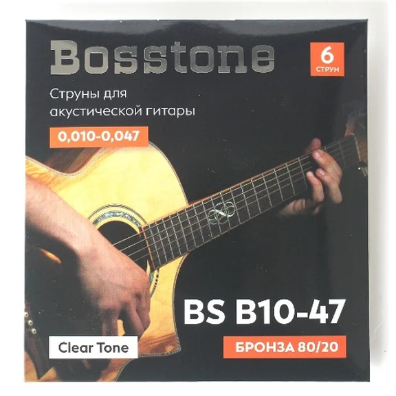 Bosstone Clear Tone AS B10-47 Струны для акустической гитары - 1