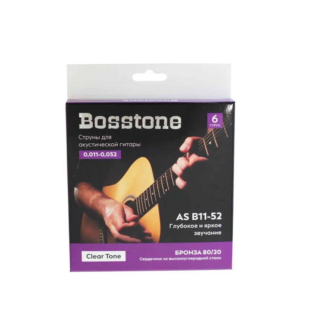 Bosstone Clear Tone AS B11-52 Струны для акустической гитары, фото №2