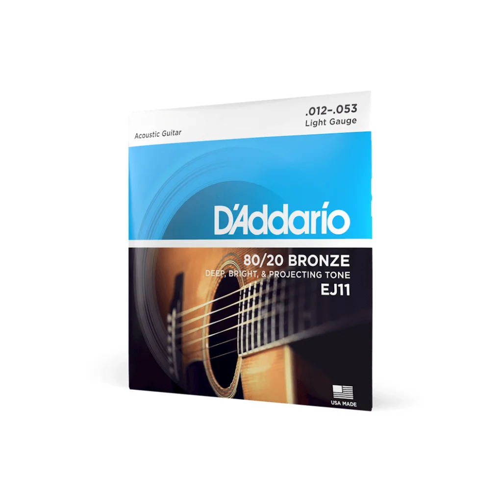 D'Addario EJ11 - струны для акустической гитары, бронза 80/20, Light 12-53, фото №2