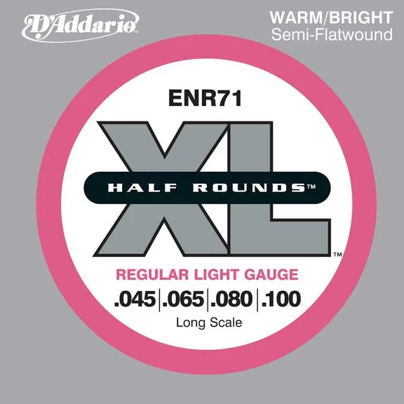 D'Addario ENR71 Half Rounds Комплект струн для бас-гитары, Regular Light, 45-100 - 2
