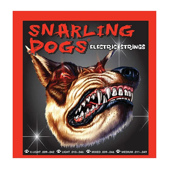 Dogs SDN09 Комплект струн для электрогитары, никелированные, 9-42, Snarling Dogs