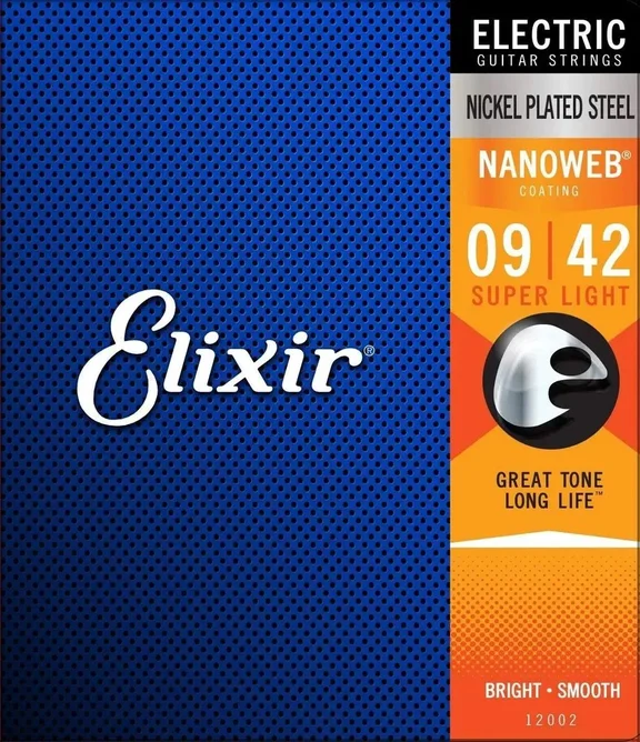 Elixir 12002 NANOWEB Комплект струн для электрогитары - 0