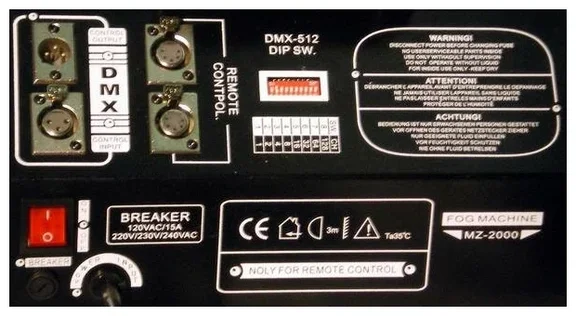 Involight FM2000DMX Генератор дыма - 0