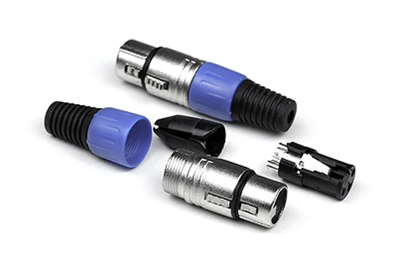 Invotone XLR3F200C Разъем XLR мама, 3P угловой - 1