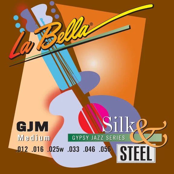 La Bella GJM-LE Gypsy Jazz Medium Комплект струн для  акустической гитары "Цыганский Джаз",