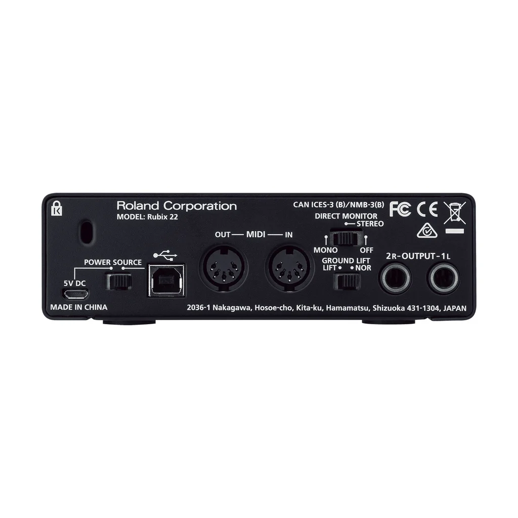 ROLAND Rubix22 USB‑аудиоинтерфейс, фото №3
