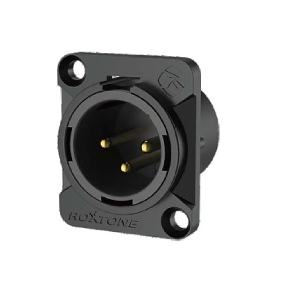 ROXTONE RX3MD-BT Разъем cannon (XLR) панельный папа 3-х контактный цвет: черный
