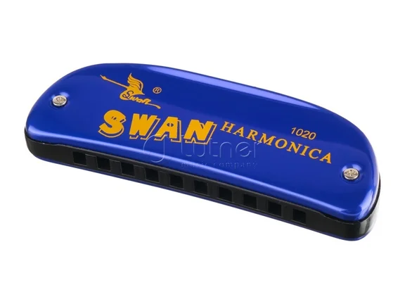 Swan SW1020-14 Губная гармошка диатоническая изогнутый корпус - 0