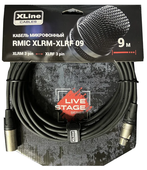 Xline Cabiles RMIC XLRM-XLRF 09 Кабель микрофонный - 0